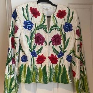 Victor costa beaded jacket..amazing!